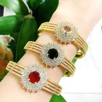 Fashion Geometric Zircon Refined Bracelet For Women main image 6