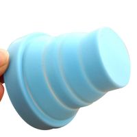 Portable Folding Silica Gel Cup Outdoor Portable Travel Cup Candy Color Portable Sports Cup main image 5