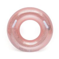 Swimming Ring Wholesale New Thickened Adult And Children Crystal Sequined Swimming Ring Pvc Inflatable Sitting Circle main image 4
