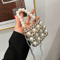 New Fashion Packs Pearl Chain Decorations Handmade Mini Bag main image 4
