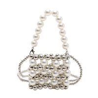 New Fashion Packs Pearl Chain Decorations Handmade Mini Bag sku image 1
