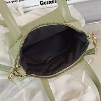 2022 New Fashion Commuter Hand-carrying Solid Color Crossbody Soft Leather Mini Bag main image 3