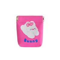 Fashion Cartoon Pu Purse Cute Bunny Headset Storage Coin Purse main image 4