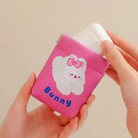 Fashion Cartoon Pu Purse Cute Bunny Headset Storage Coin Purse main image 2