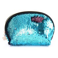 Fashion New Women Clutch Makeup Mermaid Sequins Dinner Bag sku image 4