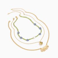 Wholesale Jewelry Ethnic Style Daisy Iron Plating Necklace main image 5