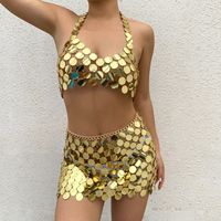 Fashion Ornament Beach Lace-up Bikini Sequined Clothing Women main image 6