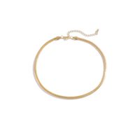 Fashion Collar Simple Geometric Choker Metal Copper Necklace Bracelet main image 2
