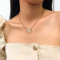 Fashion Simple Geometric Pearl Pendant Necklace sku image 6