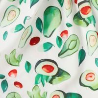 Fashion New Green Fruit Avocado Printed Summer Girls' Dress main image 6