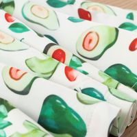 Fashion New Green Fruit Avocado Printed Summer Girls' Dress main image 7