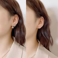Fashion Full Diamond Hexagram Simple Women's Alloy Stud Earrings main image 4