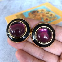 Nihaojewelry Jewelry Wholesale Electroplating Colored Gemstone Diamond Ear Clip sku image 6