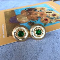Nihaojewelry Jewelry Wholesale Electroplating Colored Gemstone Diamond Ear Clip sku image 1