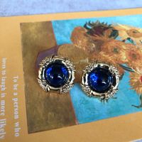 Nihaojewelry Jewelry Wholesale Electroplating Colored Gemstone Diamond Ear Clip sku image 2
