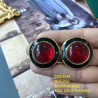 Nihaojewelry Jewelry Wholesale Electroplating Colored Gemstone Diamond Ear Clip sku image 14