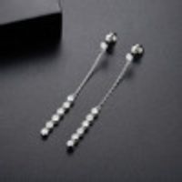 Alloy Korea Geometric Earring  (platinum-t06f18) Nhtm0597-platinum-t06f18 sku image 2