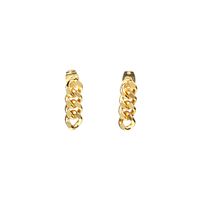 Punk Style Trendy Chain Copper Clause Earrings sku image 1