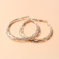 Ins Style Gothic Hip-hop Round Alloy Plating Women's Earrings main image 2