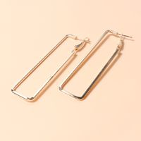 Ins Style Lady Fashion Square Alloy Plating Valentine's Day Thanksgiving Teachers' Day Women's Earrings main image 2