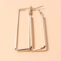 Ins Style Lady Fashion Square Alloy Plating Valentine's Day Thanksgiving Teachers' Day Women's Earrings main image 3