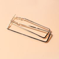 Ins Style Lady Fashion Square Alloy Plating Valentine's Day Thanksgiving Teachers' Day Women's Earrings main image 4