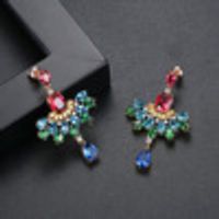 Alloy Fashion Geometric Earring  (champagne Alloy-07b16) Nhtm0283-champagne-alloy-07b16 sku image 2