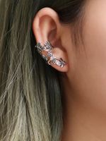 L&#39;europe Et Les États-unis Nouveau Clip D&#39;oreille De Galvanoplastie En Cuivre Creux Rétro Ne Laisse Aucun Trou D&#39;oreille Clip D&#39;os D&#39;oreille Boucles D&#39;oreilles De Mode Féminine Boucles D&#39;oreilles main image 1