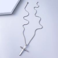Simple Style Cross Alloy Necklace main image 4