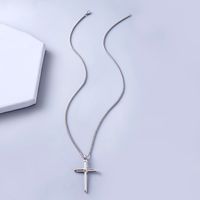 Simple Style Cross Alloy Necklace main image 5