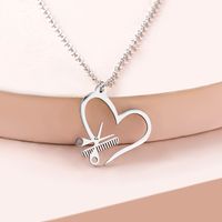 304 Stainless Steel Simple Style Heart main image 1