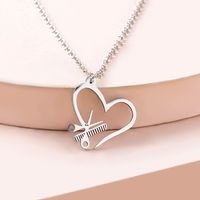 304 Stainless Steel Simple Style Heart main image 2