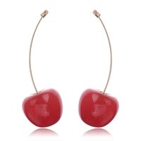 Sweet And Cute Cherry Earrings sku image 1