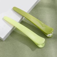 Fashion Jelly Color Long Duckbill Clip Shredded Hair Bangs Clip Barrettes sku image 1