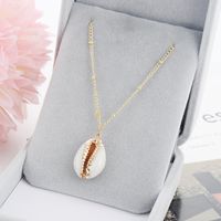 Romantic Shell Shell Plating No Inlaid Thanksgiving Women's Necklace main image 1