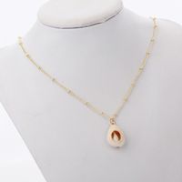 Romantic Shell Shell Plating No Inlaid Thanksgiving Women's Necklace main image 3