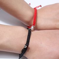 Bohemian Heart Alloy Knitting Plating Valentine's Day Couple Bracelets main image 1