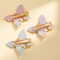 Fashion Creative Colorful Butterfly Shape Hair Clip Hair Accessories main image 3
