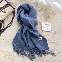 Women's Casual Simple Style Letter Rayon Polyester Tassel Scarf sku image 30