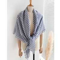 New Color Matching British Style Warmth Fashion Triangle Scarf sku image 4
