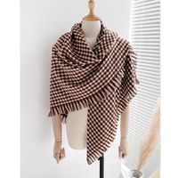 New Color Matching British Style Warmth Fashion Triangle Scarf sku image 5