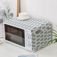 Fashion Green Wheat Fabric Microwave Oven Cover Cloth 30 * 90cm main image 1