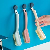 Simple Home Ladle Multifunctional Clothes Cleaning Shoe Brush Random Color main image 2