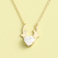 Light Luxury Niche Deer S925 Silver Necklace main image 1