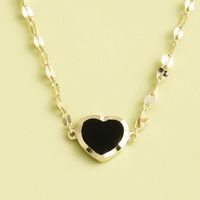 Simple Classic Heart S925 Silver Necklace main image 2