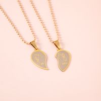 304 Stainless Steel Simple Style Heart main image 4