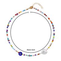 Nueva Gargantilla De Cuentas De Colores De Verano, Collar De Aleación De Clavícula En Forma De Corazón Para Mujer main image 6