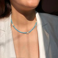 Modeschmuck Böhmen Saudi Kontrastfarbe Perlen Geformte Perlenkette Frauen main image 5
