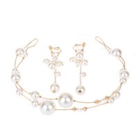 Nouveau Bandeau D&#39;accessoires De Mariage De Bijoux Perlés À La Main De Perles De Mariée main image 5