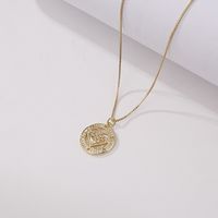Fashion Heart-shaped Mama Pendant Zircon Star Copper Necklace main image 4